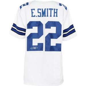 Emmitt Smith Autographed Jersey  Details White, Custom