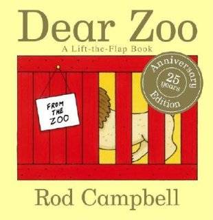 28. Dear Zoo A Lift The Flap Book [DEAR ZOO 25TH ANNIV/E LIFT] by 