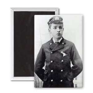Ernest Shackleton, aged 16, wearing his   3x2 inch Fridge Magnet 