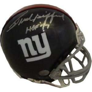 Frank Gifford Autographed/Hand Signed New York Giants Replica TB Mini 