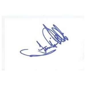 FRANKIE VALLI Signed Index Card In Person