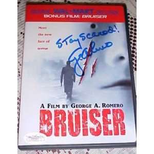  Horror George Romero Signed DVD Bruiser JSA   Sports 