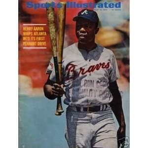 HANK AARON Cover August 1969 Sports Illustrated x
