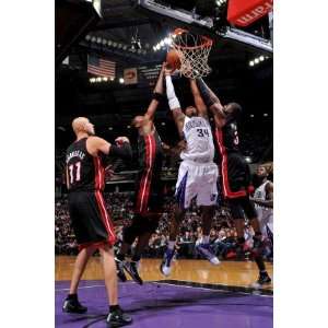 Miami Heat v Sacramento Kings Jason Thompson by Rocky Widner, 48x72