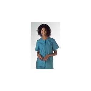  Scrub Top, Jewel Neck, 2Pkt, Jade, XXXL Health & Personal 