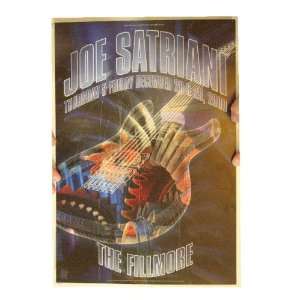 Joe Satriani Fillmore Poster Guitar