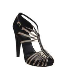 Pierre Hardy Metallic Peep Toe Sandal