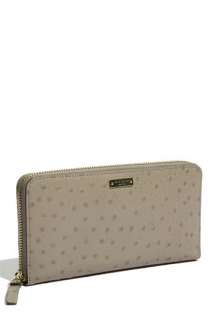 kate spade new york portola valley   lacey ostrich embossed wallet 