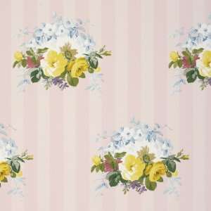 Ashley Floral Stripe Rose by Ralph Lauren Wallpaper