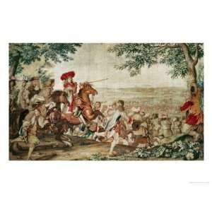 After Le Brun) Entry of Louis XIV into Dunkerque, 1662 Giclee Poster 