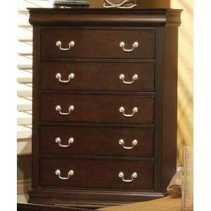  Louis Philippe Chest in Cappuccino