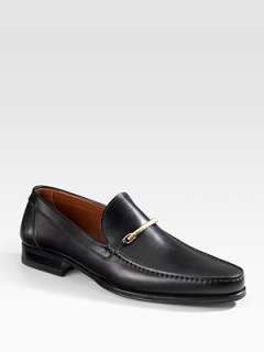 Testoni   Leather Loafers    