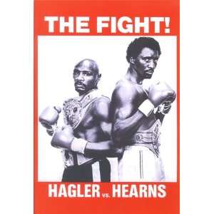  Las Vegas Tommy Hearns vs Marvin Hagler Poster 1985