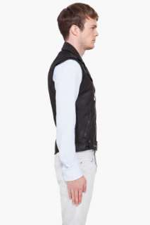 Pierre Balmain Black Textile Vest for men  