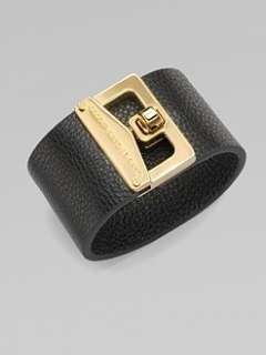 Marc by Marc Jacobs   Turn Lock Leather Cuff Bracelet