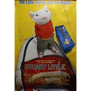  STUART LITTLE Michael J. Fox DOUBLE SIDED MOVIE POSTER 