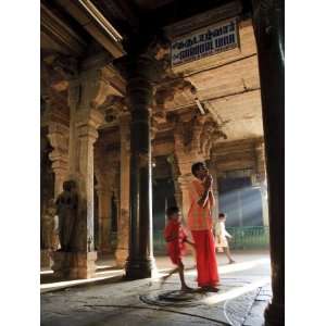  Local Indians Praying at Sri Ranganathasvami Temple 