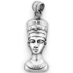  Egyptian Jewelry Silver Queen Nefertiti Pendant Jewelry