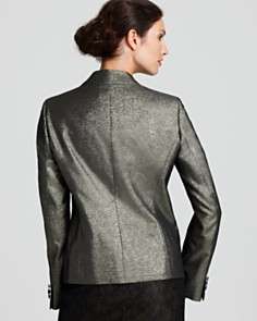 Jones New York Collection Metallic Tweed Fitted Jacket