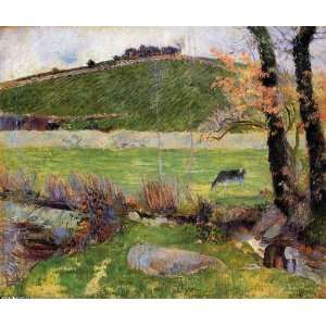     Paul Gauguin   24 x 20 inches   A Meadow on the Banks of the Aven