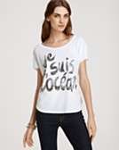    CHASER Je Suis LOcean Shirttail Tee  