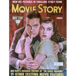 Goddard Paulette (1910) 27 x 40 Movie Poster Movie Story Magazine 