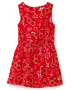 Juicy Couture Girls Batik Floral Print Dress   Sizes 2 6