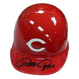 Pete Rose Autographed Cincinnati Reds Baseball Mini Helmet 