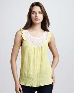 Scoop Neckline Sleeveless Top  