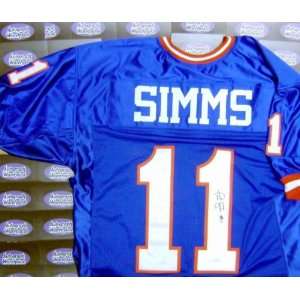 Phil Simms Autographed Jersey