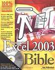 Excel 2003 Bible by John Walkenbach