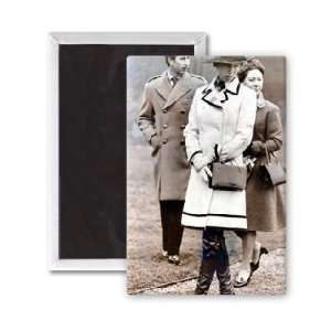 Princess Anne   3x2 inch Fridge Magnet   large magnetic button 