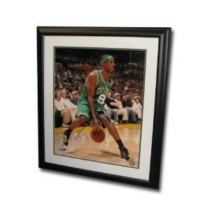  Autographed Rajon Rondo 16 by 20 inch Framed Finals (COA 