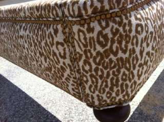 RALPH LAUREN King Bed   ANIMAL PRINT Fabric   BRAND NEW  