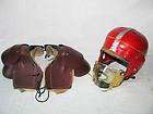    PEE WEE FOOTBALL HELMET W EARLY FACE MASK & SHOULDER PADS