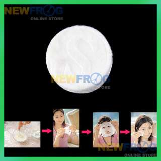 50 pcs 100 Natural Compressed facial face cotton mask  