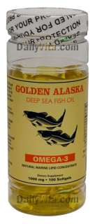 NCB Alaska Deep Sea Omega 3 Fish Oil 100caps EPA DHA  