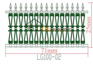 Meters Model Fences OO / HO Scale layout #LG100 06  