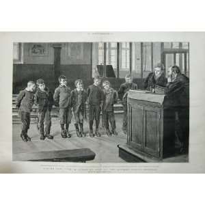    1892 London Board School Boys Teacher Robert Barnes