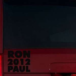 Ron Paul 2012 Window Decal (Black)