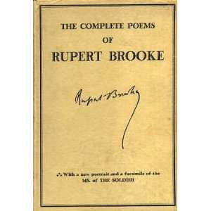   Complete Poems of Rupert Brooke (9780404146474) Rupert Brooke Books