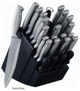 Oster Baldwyn 22 piece Stainless Steel Chef Cutlery Block Set Brand 
