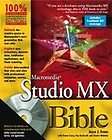 NEW   Macromedia Studio MX Bible