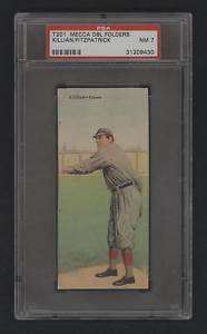 1911 T201 MECCA DBL FOLDERS KILLIAN/FITZPATRICK PSA 7  