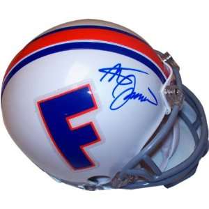 Steve Spurrier Florida Gators Autographed Throwback Mini Helmet