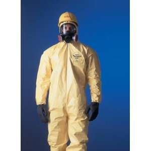 DuPont Yellow Tychem QC Chemical Protection Coveralls With Serged 