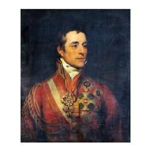 Duke Of Wellington by Thomas Phillips. size 28.75 inches width by 34 