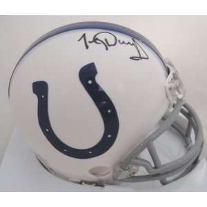 TONY DUNGY SIGNED AUTOGRAPHED INDIANAPOLIS COLTS MINI HELMET W 
