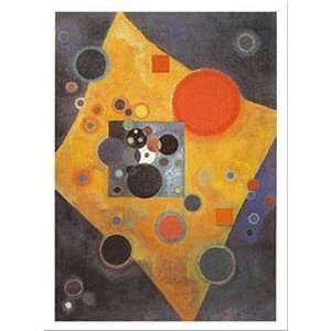 Accent in Rose By Wassily Kandinsky. Highest Quality Art 