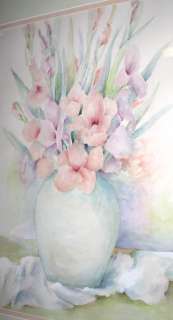 GLADIOLUS FLOWER SOUTHERN WATERCOLOR PAINTING GEORGIA  